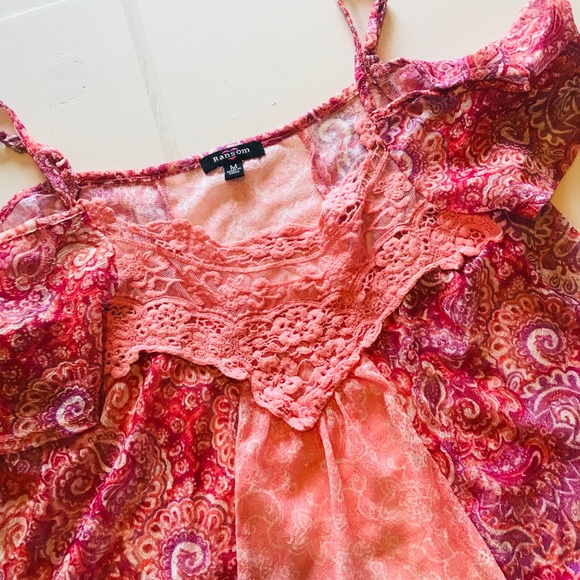 Ransom Ladies Spaghetti Strap Summer Top - Picture 3 of 7